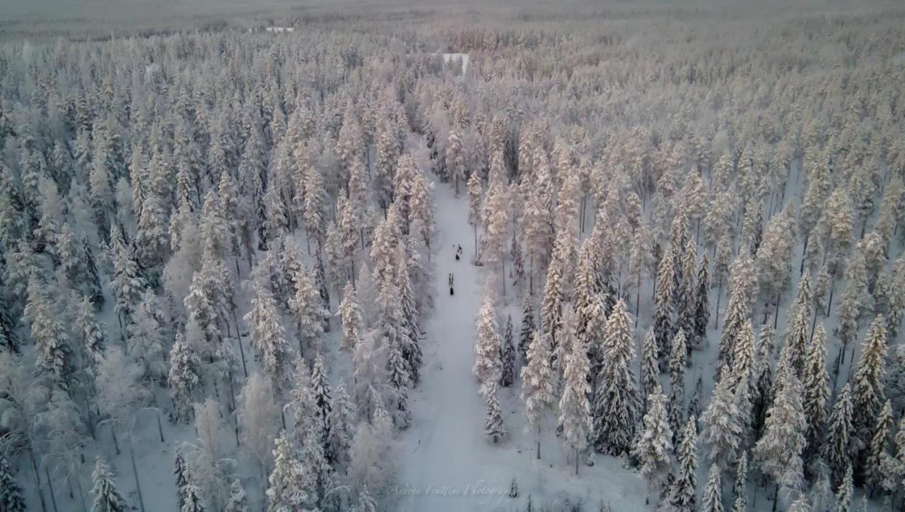 Old Pine Husky Lodge Sompujarvi Exterior foto